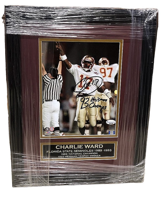 Charlie Ward Autographed Florida State Seminoles #17 Framed Jersey –  Signature Sports Marketing