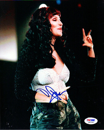 Cher Autograph Signed 8 x 10 Photo
