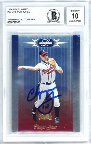 Chipper Jones Atlanta Braves Autographed 2003 Upper Deck Series 2 #PL-CJ  Beckett Fanatics Witnessed Authenticated Card