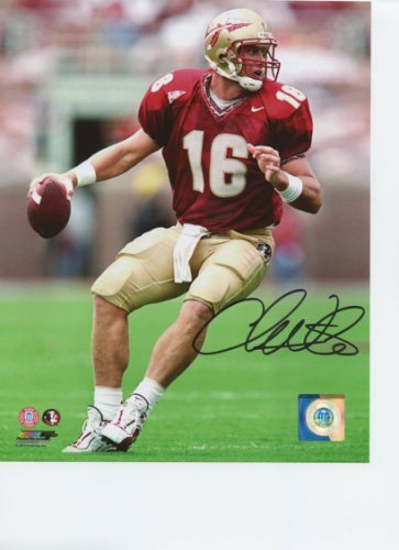 Authentic Autographed Chris Weinke FSU Seminoles Framed 16x20 Photo ~ Horizontal vs Miami