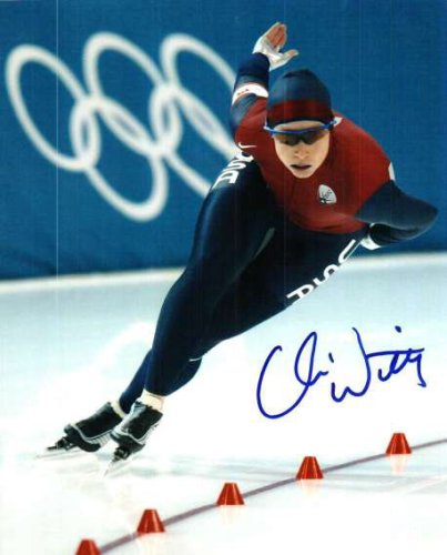 Chris Witty Autographed Signed 8X10 Photo - Gold Medal Winner - Autographs