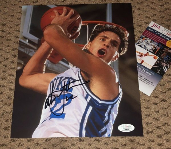duke autographed basketball