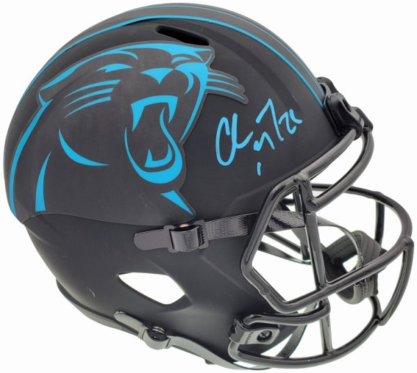 Carolina Panthers Autographed Full Size Helmets Signed Helmets