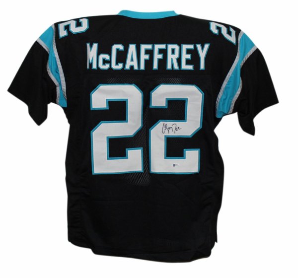 Christian McCaffrey Autographed Black Pro Style Jersey- Beckett Hologram  Black at 's Sports Collectibles Store