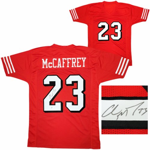 Framed Autographed Christian McCaffrey 33x42 Carolina Black Jersey Bec –  Super Sports Center