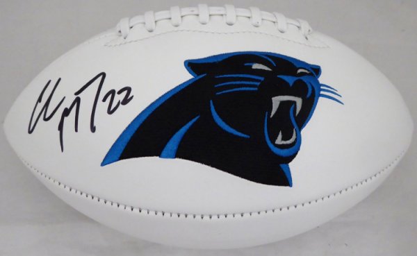 carolina panthers team autographed football