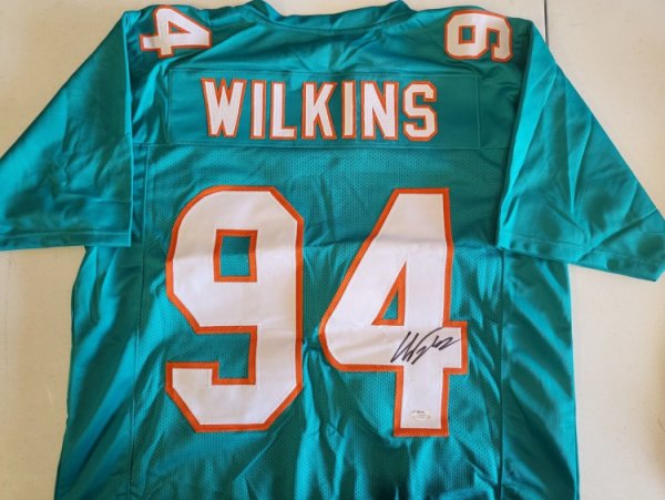 Christian Wilkins Signed Miami Dolphins Custom Jersey (PSA/DNA ITP