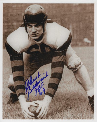 Chuck Bednarik Autographed Signed 8X10 University Of Pennsylvania Photo - Autographs