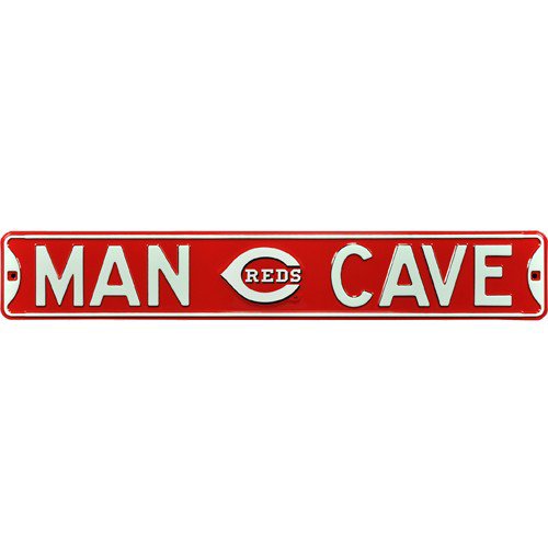 Cincinnati Reds Man Cave Authentic Street Sign