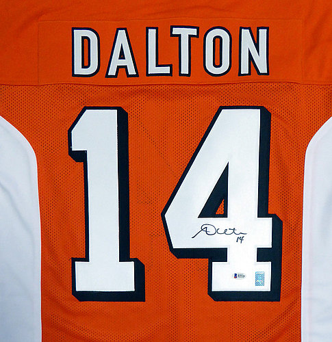 Cincinnatti Bengals Andy Dalton Autographed Signed Orange Jersey ...