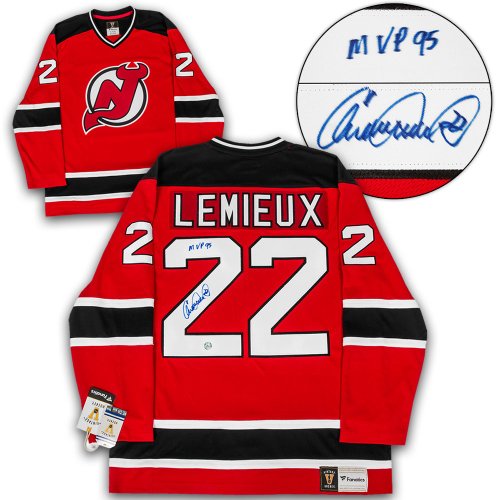 Claude Lemieux New Jersey Devils Autographed Signed Fanatics Vintage