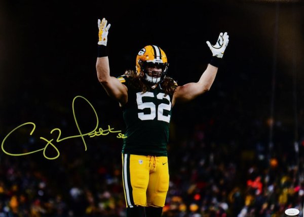 CLAY MATTHEWS SIGNED CUSTOM REPLICA PACKERS WHITE JERSEY - JSA