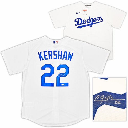 Dodgers 22 Clayton Kershaw White Nike 2022 MLB All Star Cool Base Jerseys