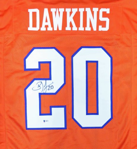 Clemson Tigers Brian Dawkins Autographed Signed Orange Jersey ...