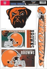 NFL Cleveland Browns Small Static Cling 