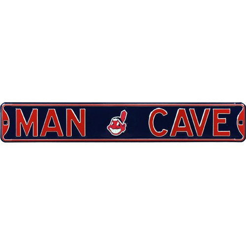 Cleveland Indians Man Cave Authentic Street Sign