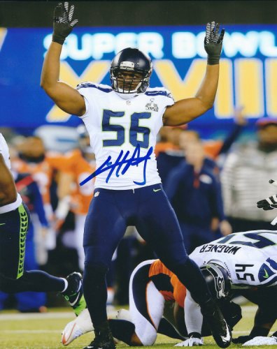 Cliff Avril Signed Seahawks 35x43 Custom Frmd Jersey/JSA Pro Bowl