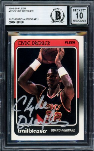 Facsimile Autographed Clyde Drexler Portland Red Reprint Laser Auto  Basketball Jersey Size Men's XL at 's Sports Collectibles Store