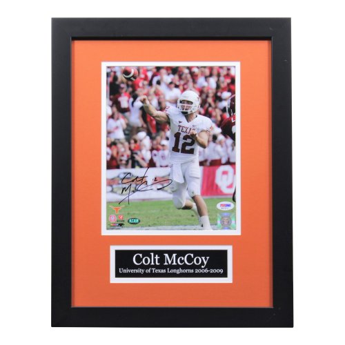 Autographed Colt McCoy Photograph Autographed College Photos 8x10 Cm Holo Stock #83652