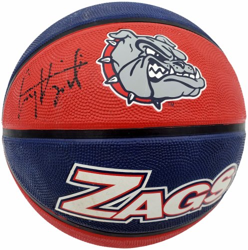 Corey Kispert Autographed Signed Gonzaga Bulldogs Logo Rubber Basketball Mcs Holo