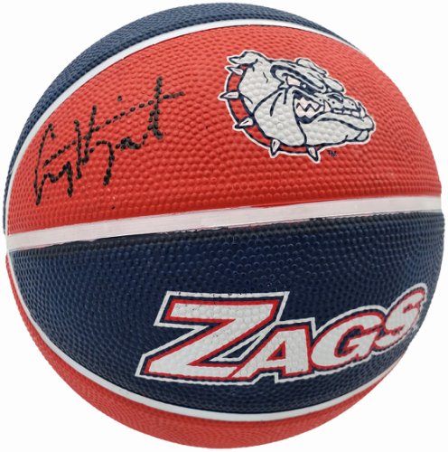 Corey Kispert Autographed Signed Gonzaga Bulldogs Logo Rubber Basketball Mcs Holo