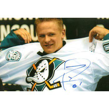 Corey Perry 05'06 White ROOKIE Anaheim Mighty Ducks Game Worn Jersey  PHOTOMATCHED