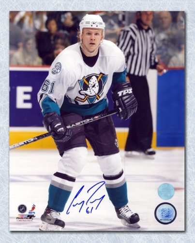 Autographed Signed Rookie Mighty Ducks 