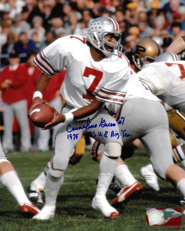 Cornelius Greene Autographed Signed 1975 Ohio State Buckeyes 8X10 Photo #7 OSU & Big Ten (white jersey)