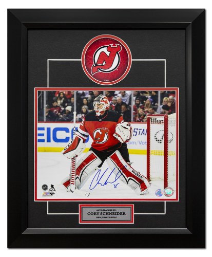 Cory Schneider New Jersey Devils Autographed Signed Hockey Puck