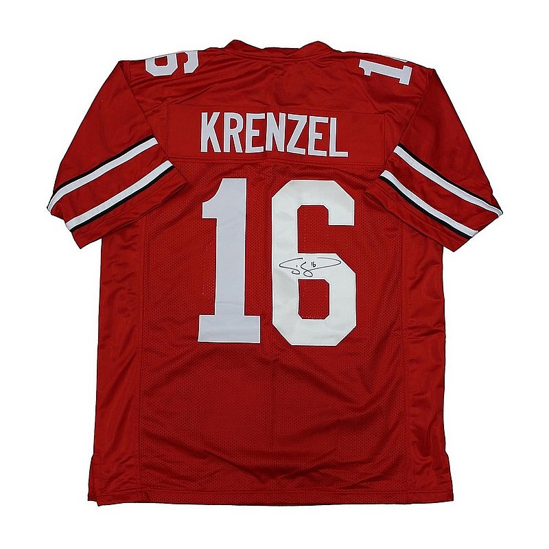 Craig Krenzel Autographed Signed Ohio State Buckeyes Custom Red #16 Jersey - Certified Authentic