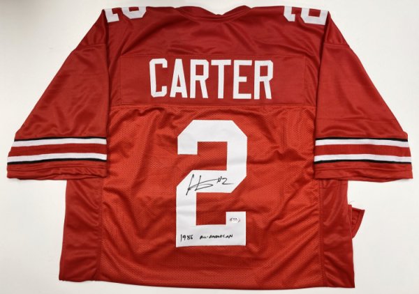 Cris Carter VIKINGS Signed Purple Throwback Custom Football Jersey