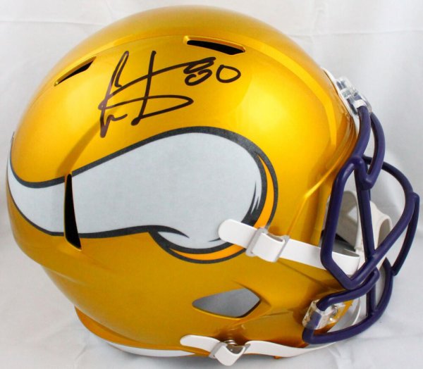 Cris Carter Signed Vikings Full-Size Authentic On-Field Retro Helmet ( –  Minnesota Awesome