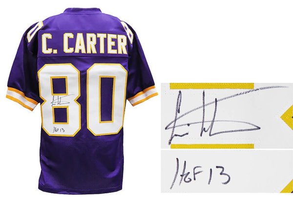 Minnesota Vikings Cris Carter Autographed Signed Jersey Beckett Coa – MVP  Authentics