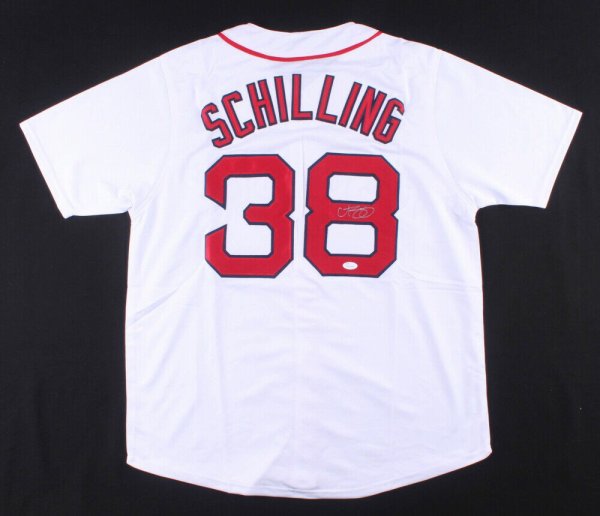 curt schilling autographed jersey