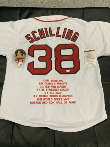 curt schilling autographed jersey