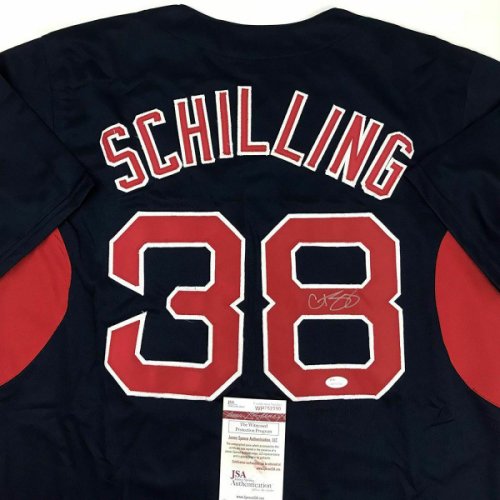 curt schilling autographed jersey