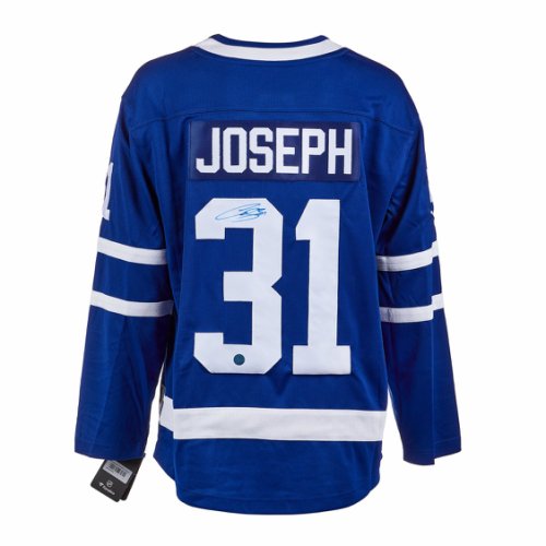 Curtis Joseph Signed Toronto Blue Hockey Jersey (JSA) — RSA