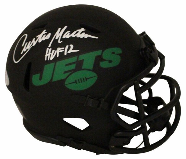 CURTIS MARTIN SIGNED CUSTOM NY JETS JERSEY - PSA