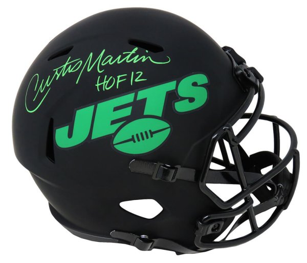 New York Jets Autographed Full Size Helmets Signed Helmets