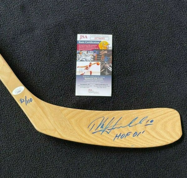 Autographed Hockey Sticks NHL Memorabilia Category