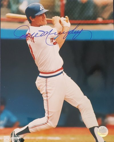 Dale Murphy Signed Autographed 4x6 Photo Atlanta Braves JSA – Super Sports  Center