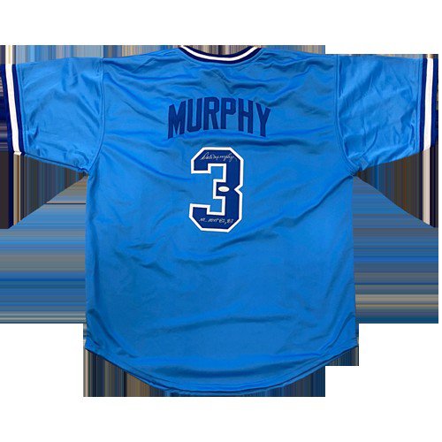 Dale Murphy Signed Custom Light Blue Baseball Jersey PSA/DNA 