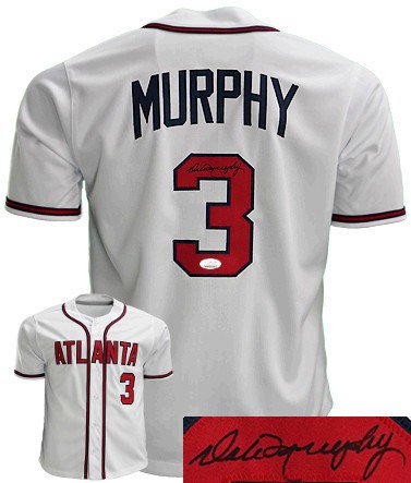  Dale Murphy Atlanta Braves Signed Autograph Custom