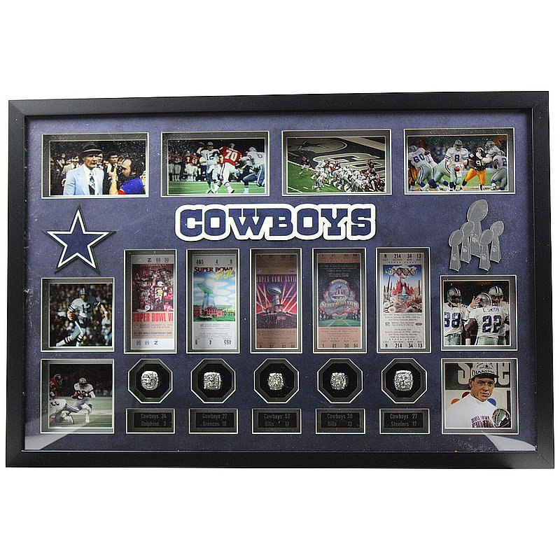 Dallas Cowboys 5 Time Super Bowl Champions Replica Super Bowl Rings