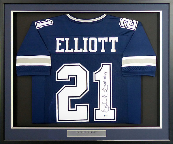 Dallas Cowboys Ezekiel Elliott Autographed Signed Memorabilia ...