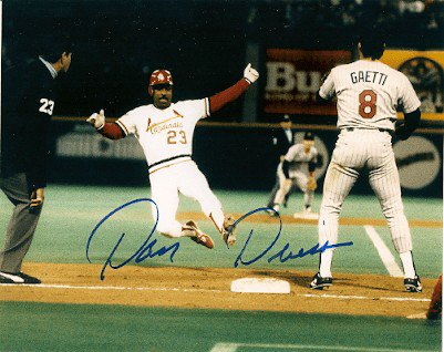 Dan Driessen autographed baseball card (Cincinnati Reds) 1981 Fleer #205