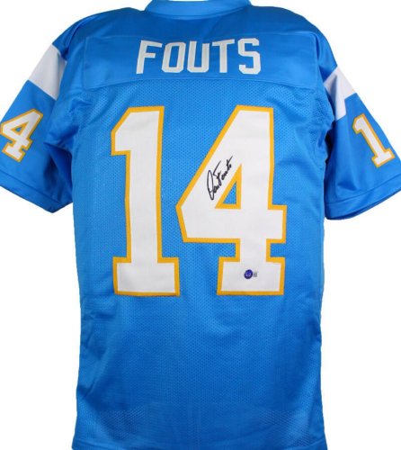 Dan Fouts, Kellen Winslow, Charlie Joiner Autographed Blue Pro Style J –  The Jersey Source