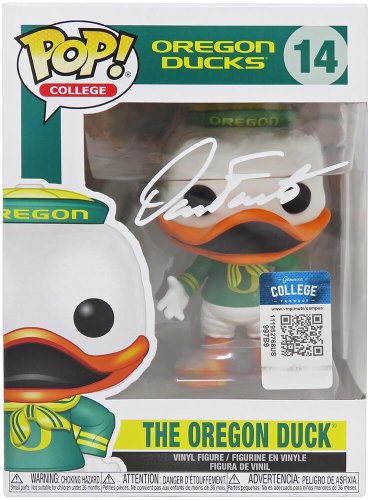 Dan Fouts Autographed Signed Oregon Ducks NCAA Mascot Funko Pop Doll #14