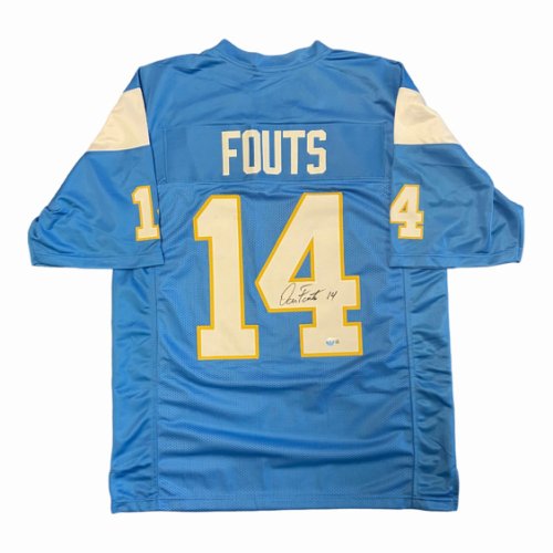 14 DAN FOUTS San Diego Chargers NFL QB Blue Throwback Jersey