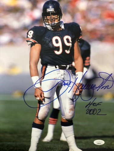 Dan Hampton Autographed Alternate Bears Jersey hof 